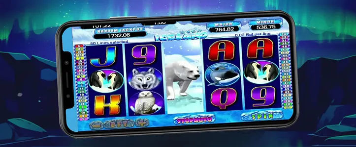 Iceland slot visual and audio