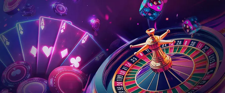 roulette wheel and poker card for kiss918 casino 