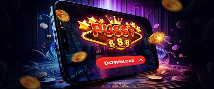 pussy888 download banner 