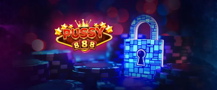 pussy888 safety keylock logo banner 